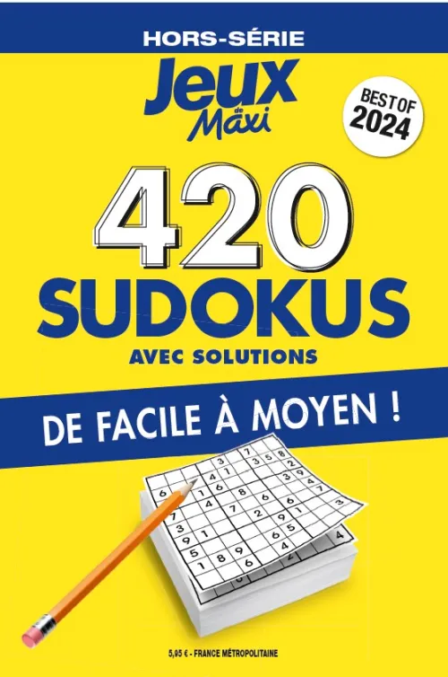 Jeux de Maxi HS SUDOKU